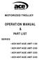 OPERATION MANUAL & PART LIST