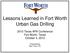 Lessons Learned in Fort Worth Urban Gas Drilling