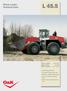 L Wheel Loader. Technical Data. Service weight up to 23 t Engine output 177 kw Bucket capacity m 3