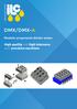 DMX/DMX-A. Modular progressive divider valves. High quality and high tolerance with precision machines