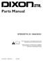 Parts Manual SPEEDZTR 30 /