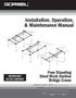 Installation, Operation, & Maintenance Manual