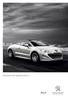 RCZ BODYSTYLE SAFETY SECURITY COMFORT AND CONVENIENCE. 2 door sports coupé