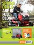 are in bloom STIHL LINETRIMMERS FROM $247 FREE ROVER RIDE ON TRAILER STIHL SHOP