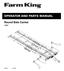 Operator and Parts Manual. Round Bale Carrier P4186