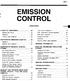 EMISSION. ' Purge Control System Inspection CONTENTS CATALYTIC CONVERTER EVAPORATIVE EMISSION CANISTER...