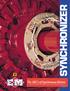 SYNCHRONIZER. The ABC s of Synchronous Motors 200-SYN-42