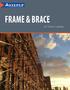FRAME & BRACE. UK Product Catalog