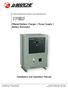 TPSD. Filtered Battery Charger / Power Supply / Battery Eliminator. Installation and Operation Manual