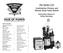 Pro Series C33. Combination Primary and Backup Sump Pump System. Instruction Manual & Safety Warnings. Table of Contents
