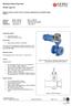 Maxifluss Rotary Plug Valve. VETEC Type Double eccentric control valve for process engineering and industrial applications