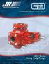 3600 Series Heavy Duty Pumps General Purpose Pumps for Mixing, Blending, Recirculating, Fixed and Mobile Transfer