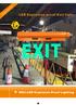 LED Explosion proof Exit light