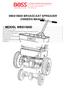 WBS15800 BROADCAST SPREADER OWNERS MANUAL