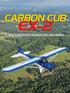 EX-2. Carbon Cub. A good backcountry airplane gets even better. By Dave Prizio. 4 KITPLANES October 2015