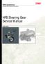 HFB Steering Gear Service Manual
