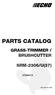 PARTS CATALOG GRASS-TRIMMER / BRUSHCUTTER SRM-2306/U(37) P Hb