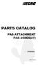 PARTS CATALOG PAS ATTACHMENT PAS-265ES(37) PAS-265ES(37)