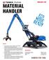 MATERIAL HANDLER MHL360 F HD. Features. Specifications