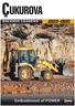 BACKHOE LOADERS. Turbocharged Perkins Engine Power 100 hp / 74,5 kw Operating Weight 8,1-8,2 tons Bucket Capacity 1,1 m 3