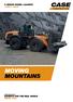 F-SERIES WHEEL LOADERS 1021F I 1121F MOVING MOUNTAINS
