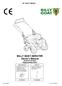 BILLY GOAT AERATOR Owner's Manual AE401H & AE401S Replacement Parts