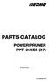 PARTS CATALOG POWER PRUNER PPT-265ES (37) P Hb