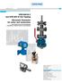 UFM 800 W, C and UFM 800 W Hot Tapping. Ultrasonic flowmeters. for water and wastewater