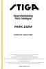 Reservdelskatalog Parts Catalogue PARK 102M Season 2000