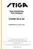 Reservdelskatalog Parts Catalogue COMBI 50 S AE /S16 - Season 2016