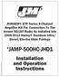 JAMP-500HC-JHD1. Installation and Operation Instructions