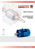 Marine Motors. Product Catalogue. in Compliance with Marine Classification Authorities ISO 9001