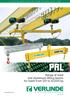 PAL. Range of steel and aluminium lifting beams for loads from 125 to 10,000 kg.   Réf :