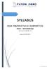 SYLLABUS. EASA 748/2012 Part-21 SUBPART F/G POA - ADVANCED (FLY Course code: 004-C-P) Issue of FLY EN