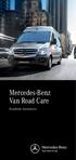 Mercedes-Benz Van Road Care