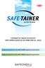 Catalogue for original accessories: SAFE-TAINER system for the DOWCLENE 16.. series