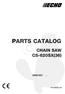 PARTS CATALOG CHAIN SAW CS-620SX(36) P Bb