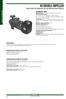 CONSTRUCTION FEATURES OF THE PUMP Pump body and motor support in cast iron. Opposite technopolymer impellers. Carbon/ceramic mechanical seal.