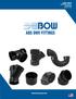ABS-0918 SUPERSEDES ABS-0318 ASTM D2661 R/SEPT ABS DWV FITTINGS.