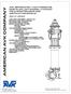 AMERICAN AVK COMPANY AVK SERIES HIGH PRESSURE, NOSTALGIC, DRY BARREL HYDRANT FIELD MAINTENANCE AND INSTRUCTION MANUAL TABLE OF CONTENTS
