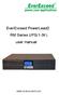 EverExceed PowerLead2 RM Series UPS(1-3K) user manual