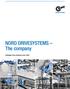 NORD DRIVESYSTEMS The company. Intelligent drive solutions since 1965