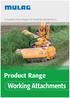 Product Range Working Attachments