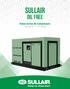 SULLAIR. oil free. Rotary Screw Air Compressors hp kw