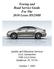 Towing and Road Service Guide For The 2010 Lexus HS250H. Quality and Education Services AAA Automotive 1000 AAA Drive Heathrow, FL 32746