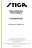 Reservdelskatalog Parts Catalogue COMBI 40 AE /S15 - Season 2018