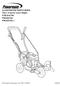 ILLUSTRATED PARTS BOOK 79cc 4-Cycle Lawn Edger P-WLE-0799 PWLE0799 PWLE0799.1