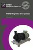 ARBO. ARBO Magnetic drive pumps. Pompen en Filters b.v. Product group 2.2