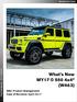 What s New MY17 G 550 4x4 2 (W463) MBC Product Management Date of Revision: April Product Management 2017 G 550 4x4 2
