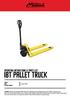 Thank you for choosing our pallet truck. For your safety and correct operation, please carefully read the manual before use.